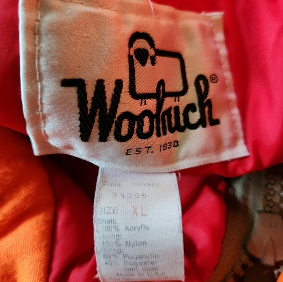 Woolrich Mens Vintage Blaze Orange Hunting Jacket sz XL - Picture 3 of 10
